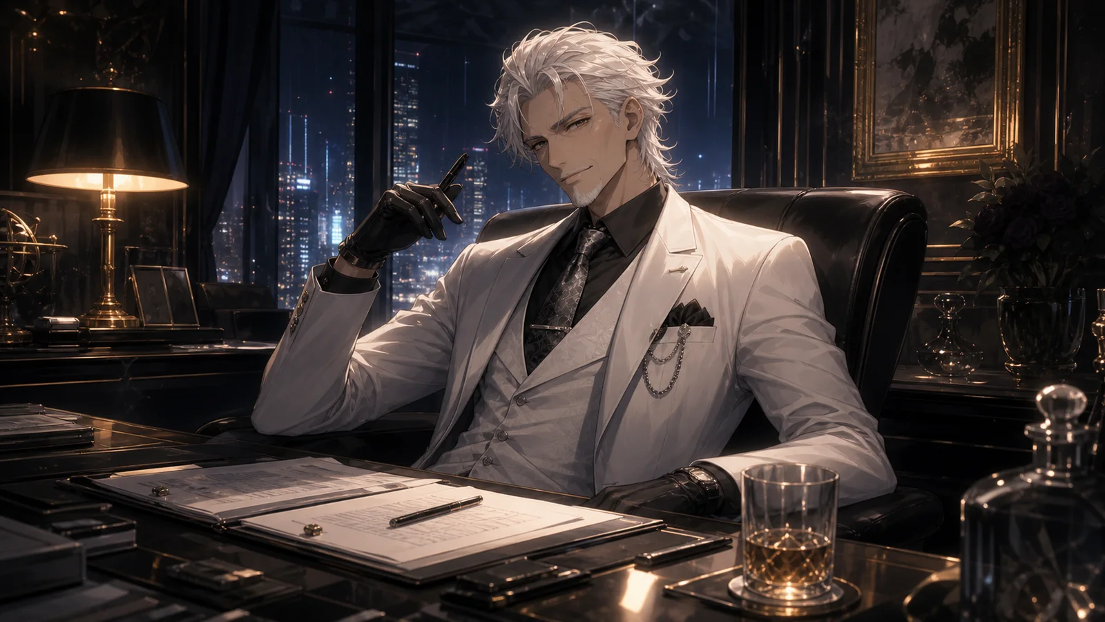Krauza in the fixer's office