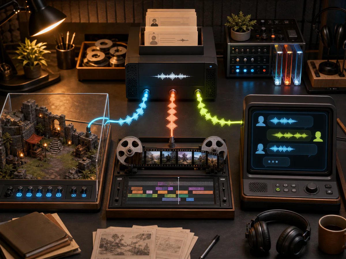 音声APIからゲーム、配信、動画制作へ接続する流れ